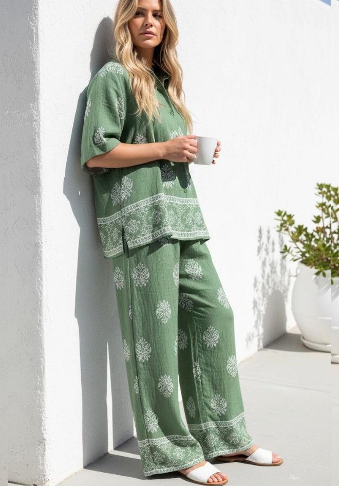 Micha Top - Fern Green