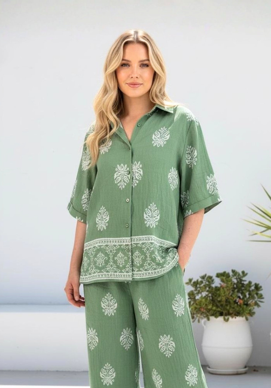 Micha Top - Fern Green