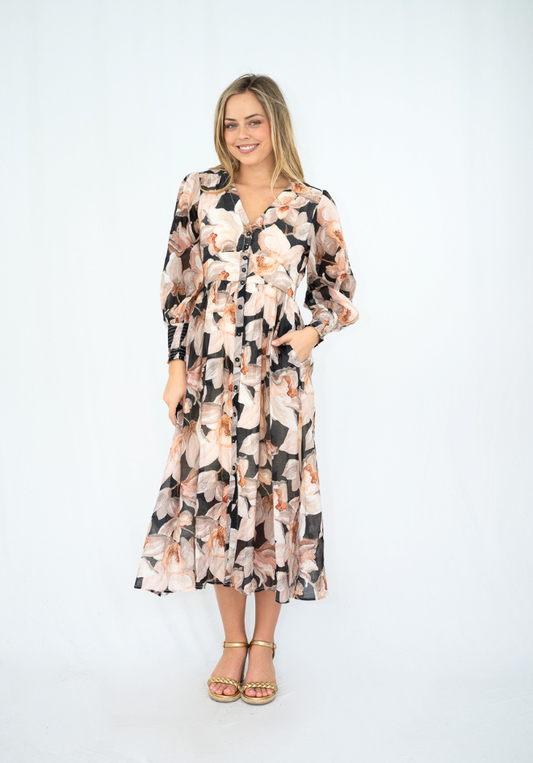 Autumn Sunshine Midi Dress