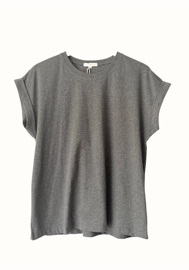 Rhodes Tee - Charcoal