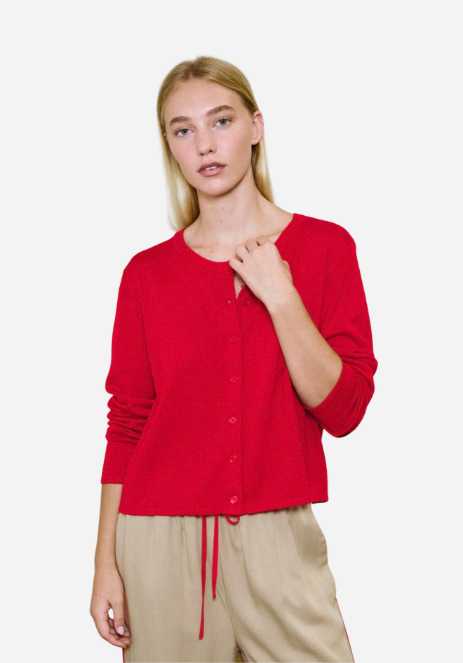 Lydia Cardigan - Red