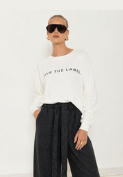 Ave The Label Sweater - White