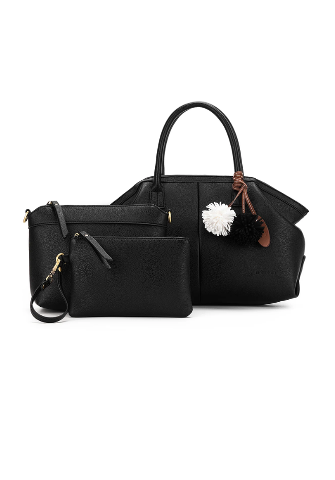 Camryn 3 Piece Bowler Bag