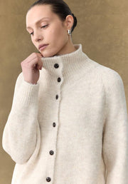 Sidney Button Up Cardigan - Oat