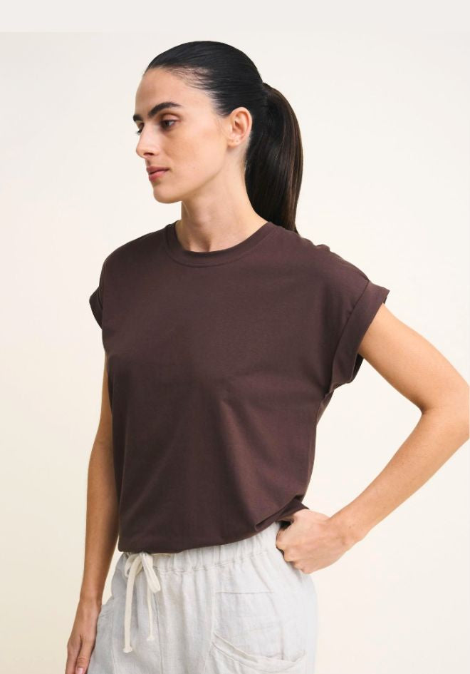 Rhodes Tee - Chocolate