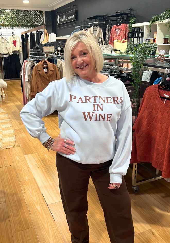 Partners In Wine Sweater