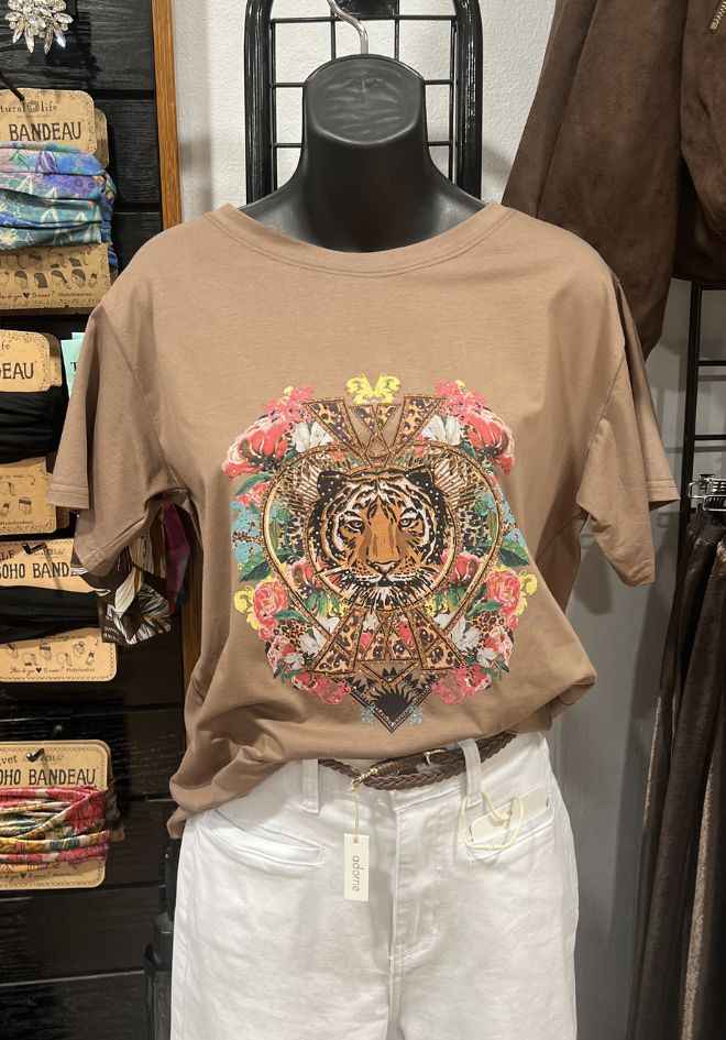 Donatella Tee - Chocolate