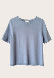 Rowie Knitted Tee - Blue