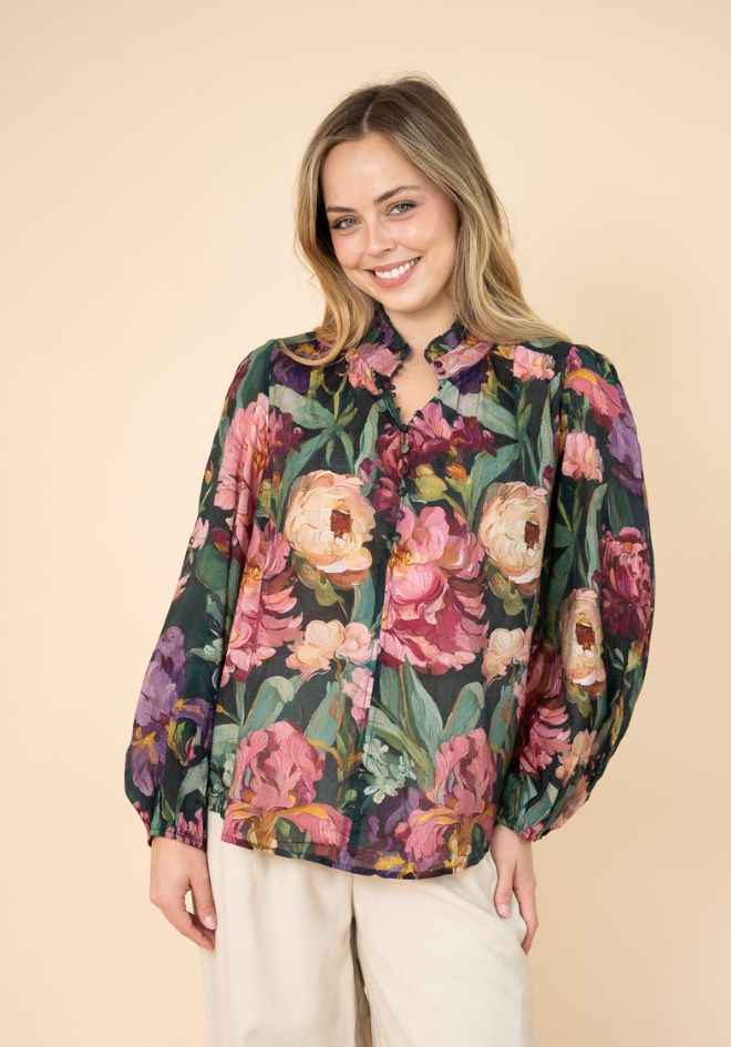 Estelle Print Blouse