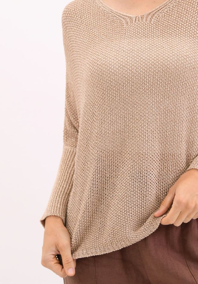 Cari Sparkle Knit - Gold
