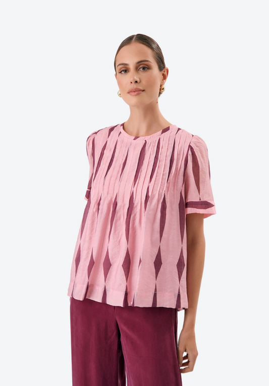 Pearl San Lorenzo Print Top
