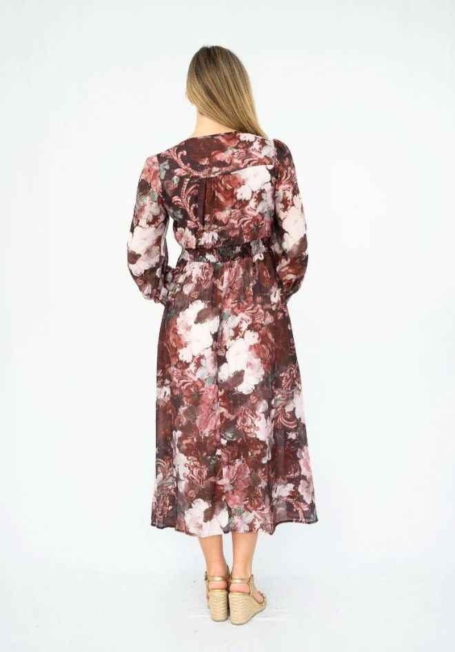 Autumn Paradise Midi Dress