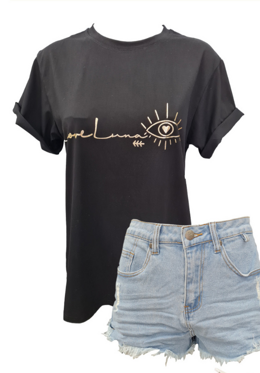 Love Luna Tee - Black