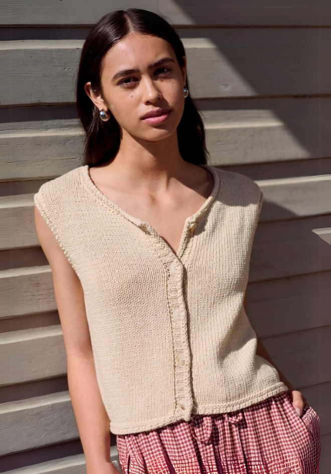 Raya Vest - Natural