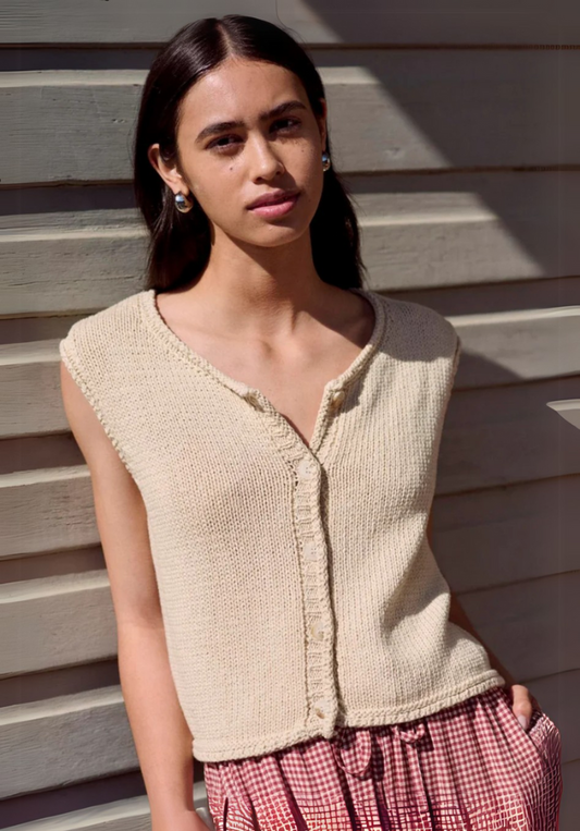 Raya Vest - Natural