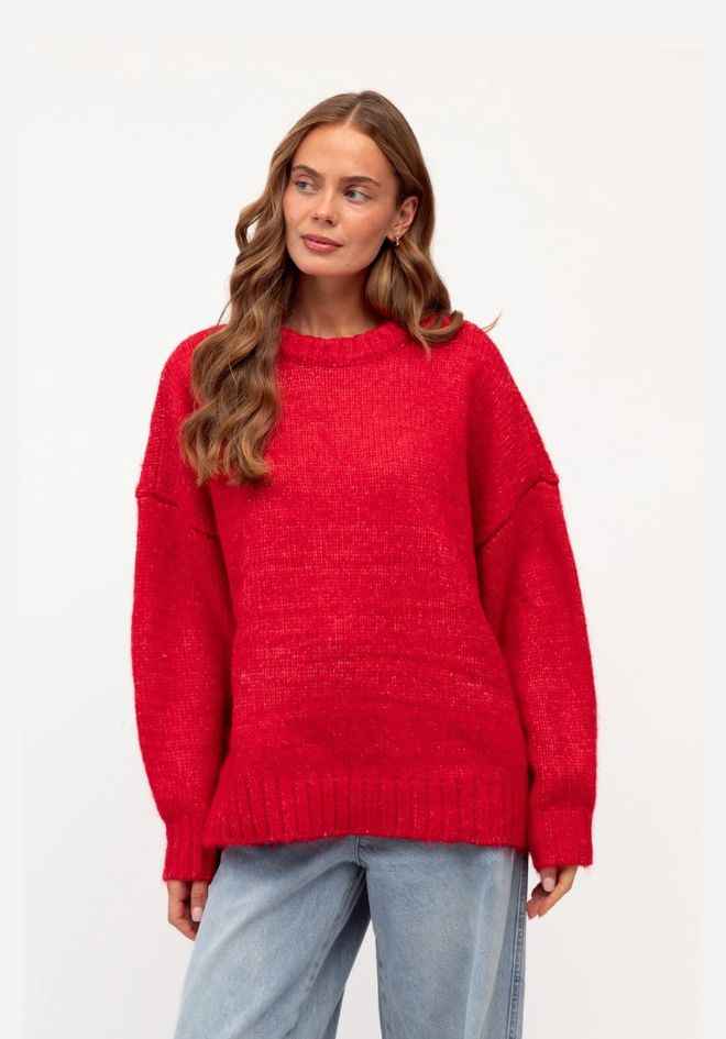 Lena Jumper - Cherry Red