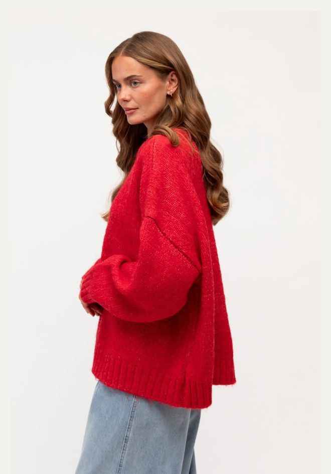 Lena Jumper - Cherry Red