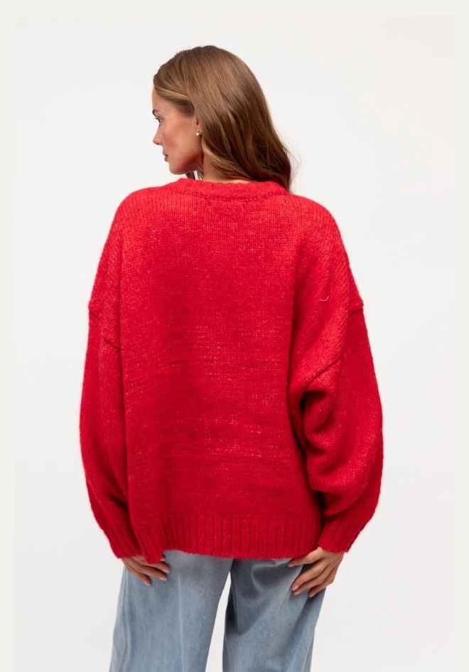 Lena Jumper - Cherry Red