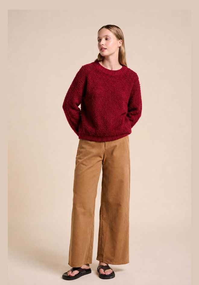 Sophia Jumper - Cherry