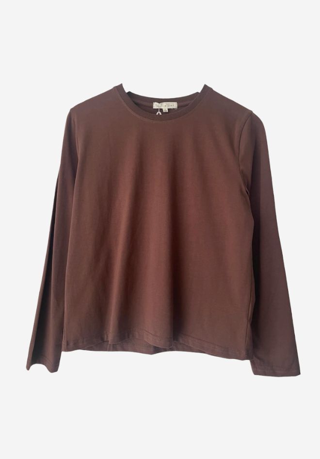 Athena L/S Basic - Chocolate