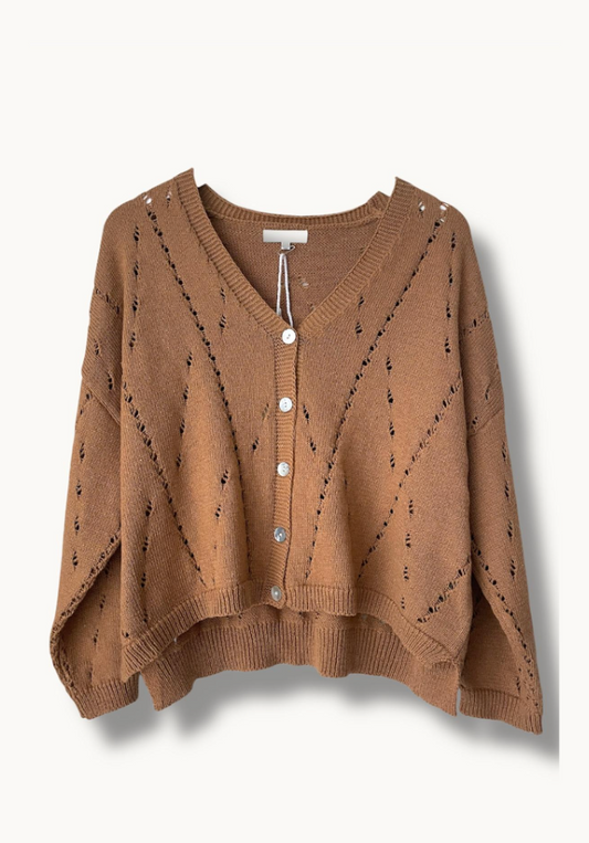 Maria Cardigan - Toffee
