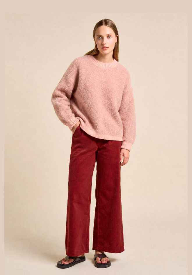 Khaite Cord Pants - Cherry