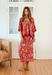 Ziggy Print Woods Maxi Skirt
