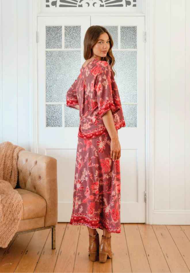 Ziggy Print Gabriella Top