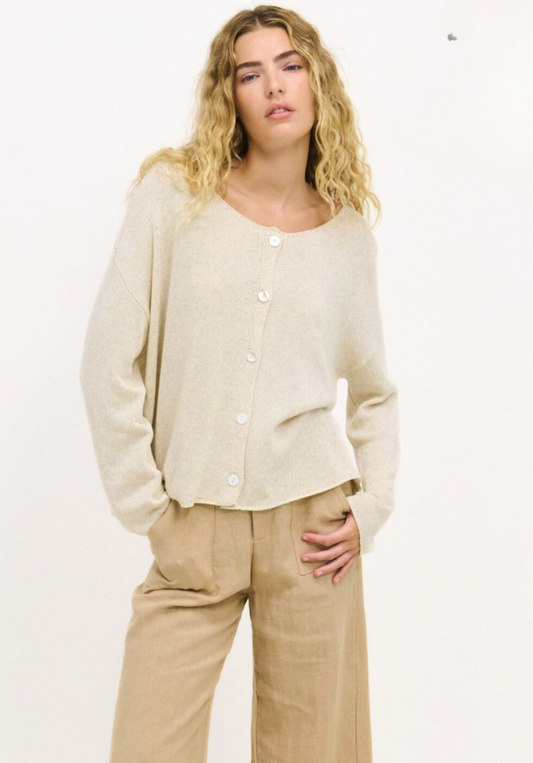 Chloe Cardigan - Natural