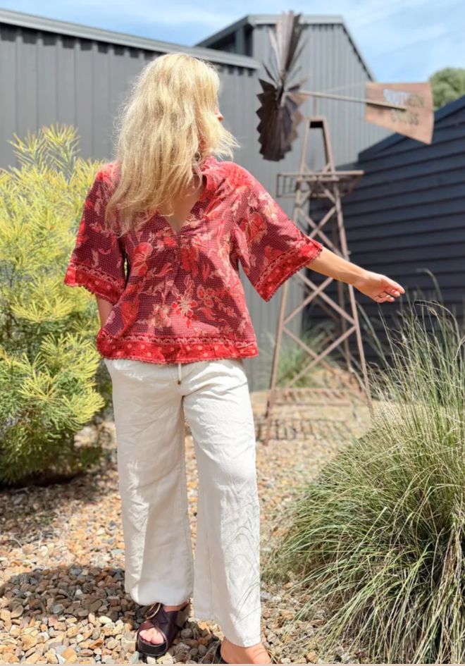 Ziggy Print Gabriella Top