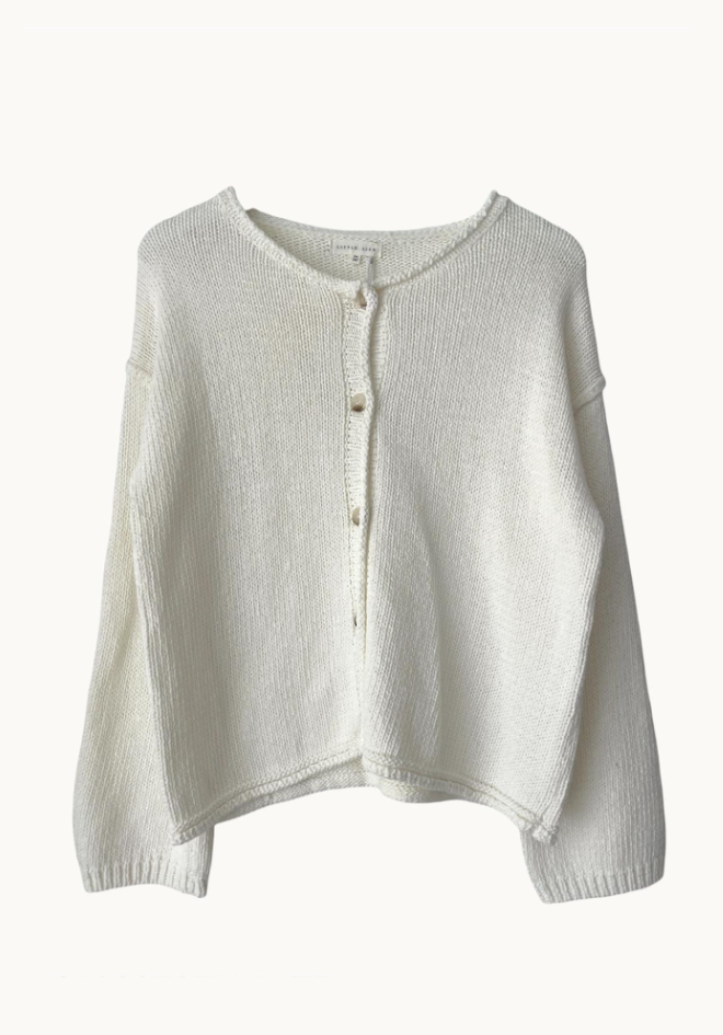 Raya Cardigan - White