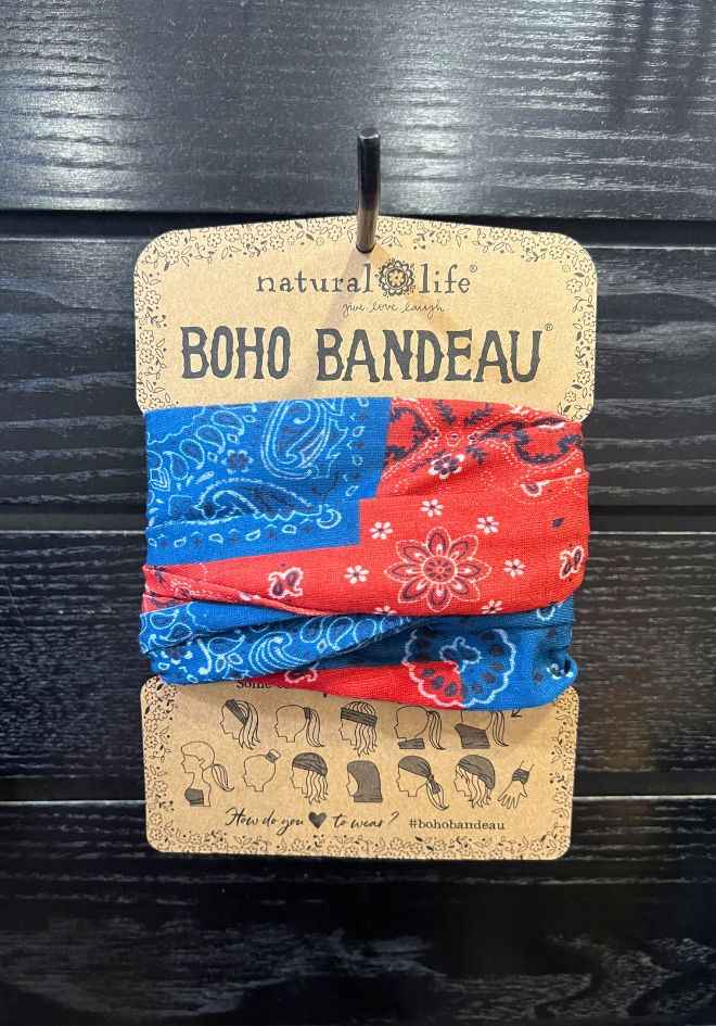 Boho Bandeau - Red Bandana