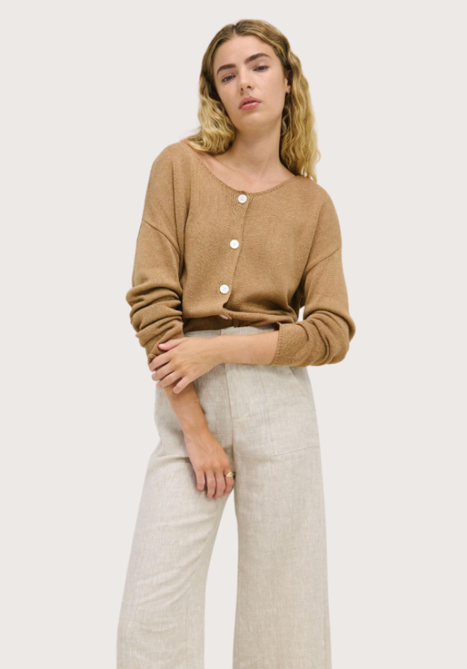 Chloe Cardigan - Taupe