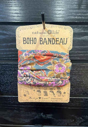 Boho Bandeau - Brown Tuscany Border