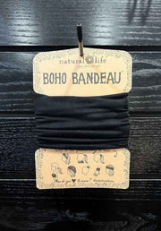 Boho Bandeau - Solid Black