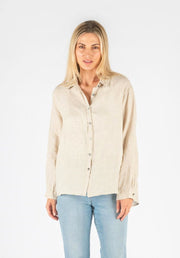 Milla Linen Shirt - Natural