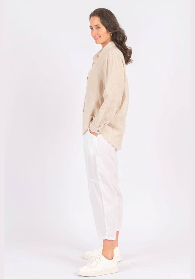 Milla Linen Shirt - Natural
