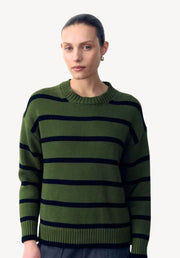Lauren Stripe Knit - Green