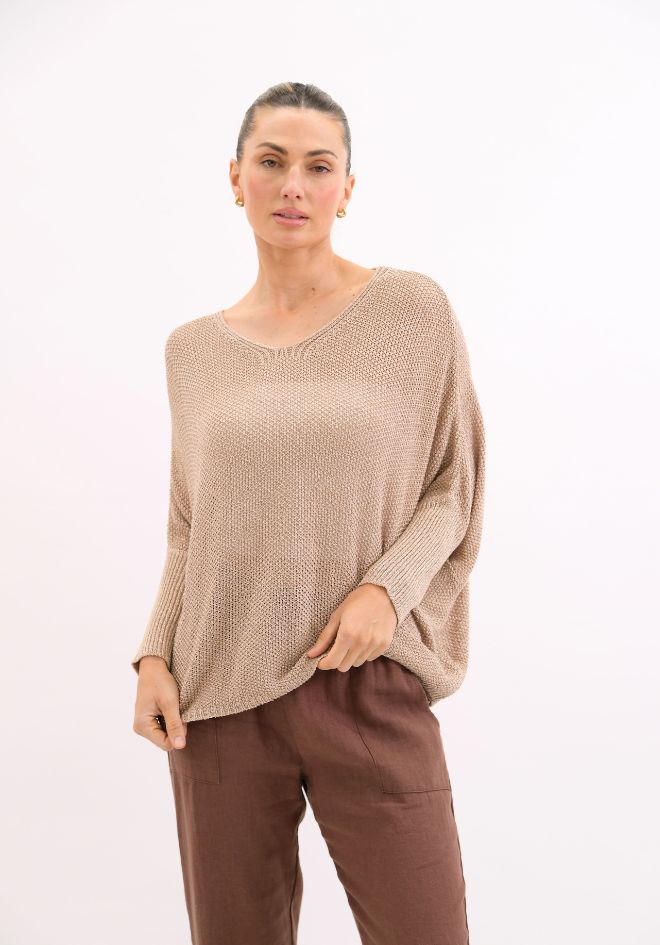 Cari Sparkle Knit - Gold