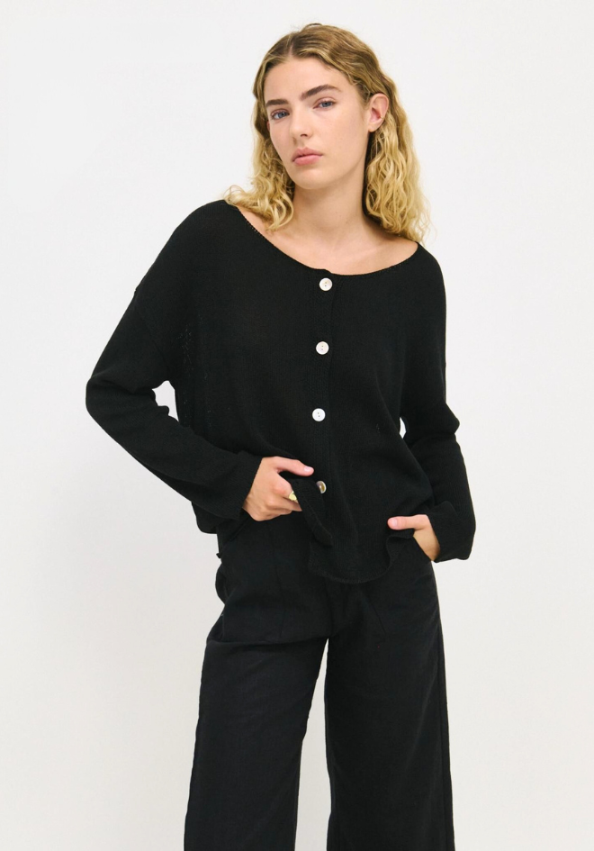 Chloe Cardigan - Black