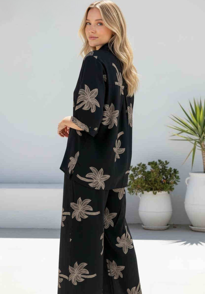 Island Nights Shirt - Black