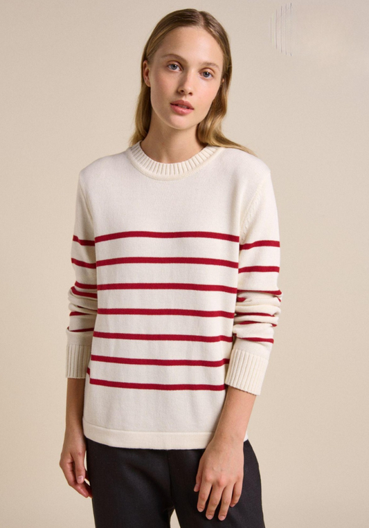 Serena Sweater - Cherry