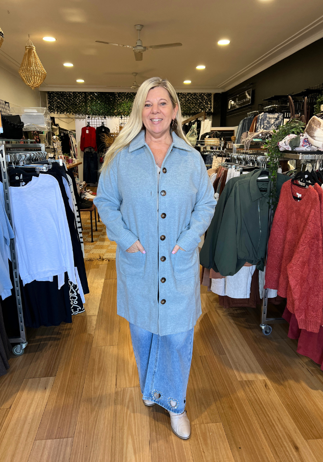 Lexie Coat - Baby Blue