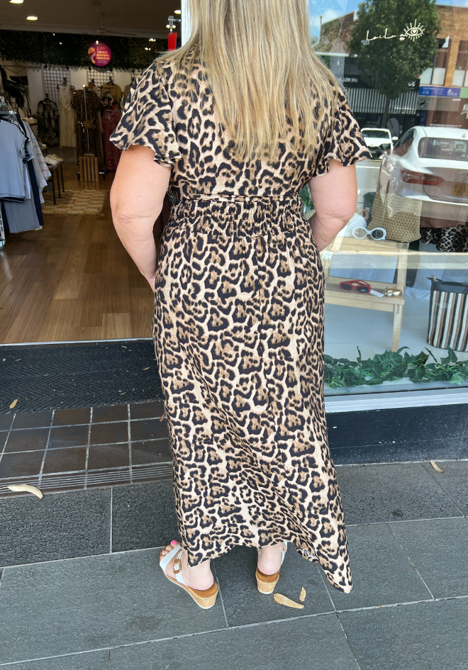Rihanna Dress - Leopard