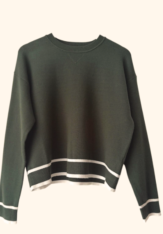 Millie Sweater - Forest Green