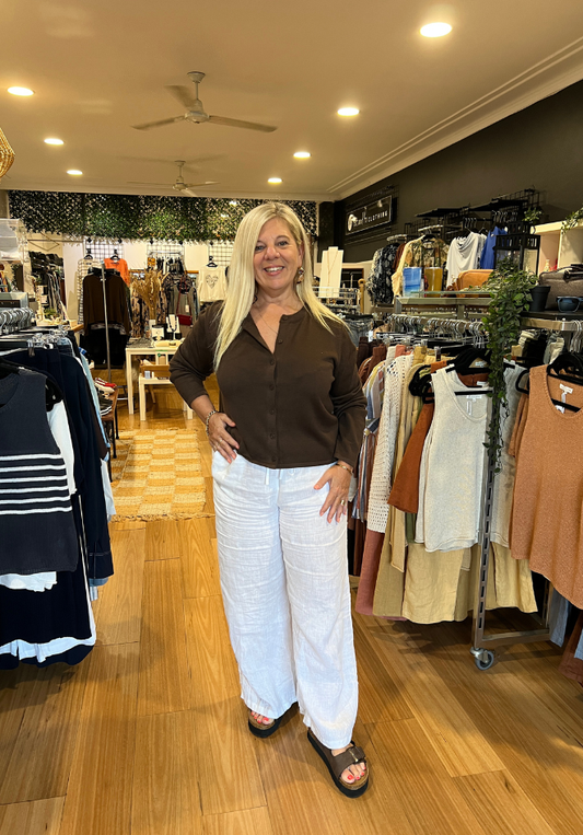 Lydia Cardigan - Chocolate