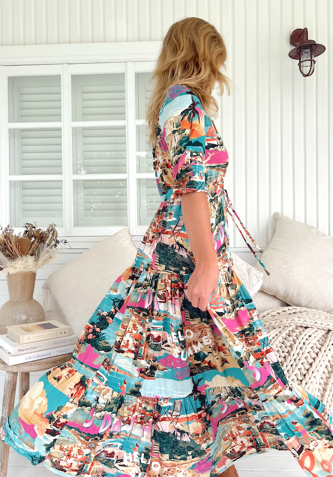 Rome Print Tessa Maxi