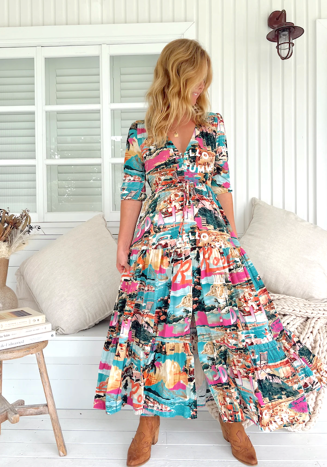 Rome Print Tessa Maxi