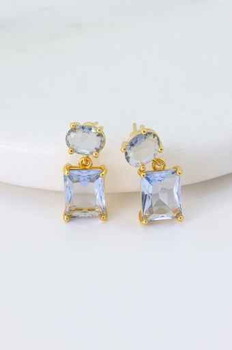 Carly Earrings - Blue