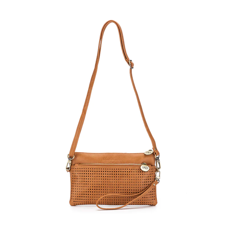 Nina Crossbody Clutch - Tan - Kat and Ko Clothing